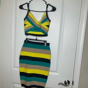 Be be two piece bandage outfit